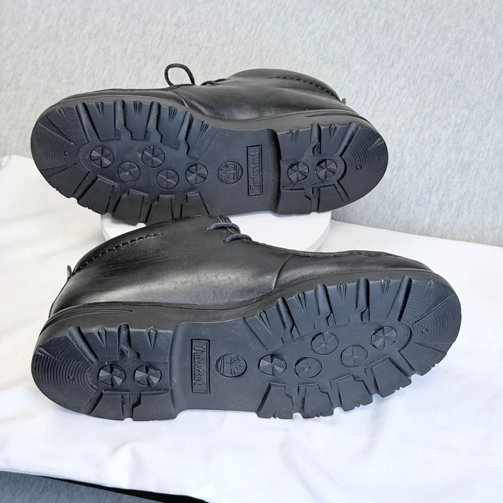 Timberland black leather